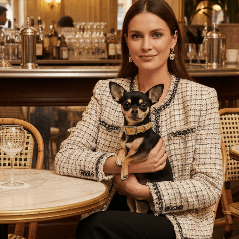 Sunflower Check - Buckle Fastening Luxury Harris Tweed Dog Collar