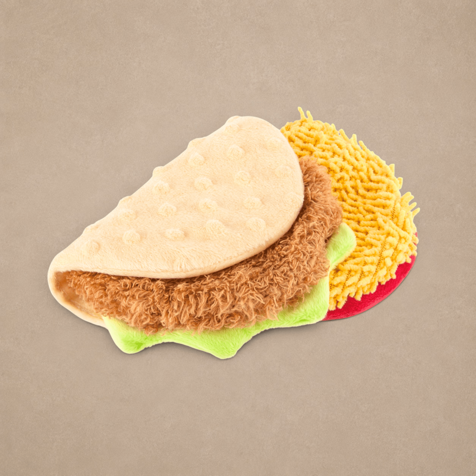 Taco dog toy