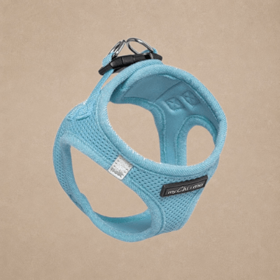 Tiny Trails Step In Air Mesh Puppy and Small Dog Harness Baby Blue