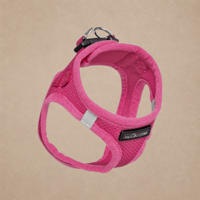 Tiny Trails Step In Air Mesh Puppy and Small Dog Harness Hot Pink