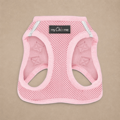 Tiny Trails Step In Air Mesh Puppy and Small Dog Harness Pink
