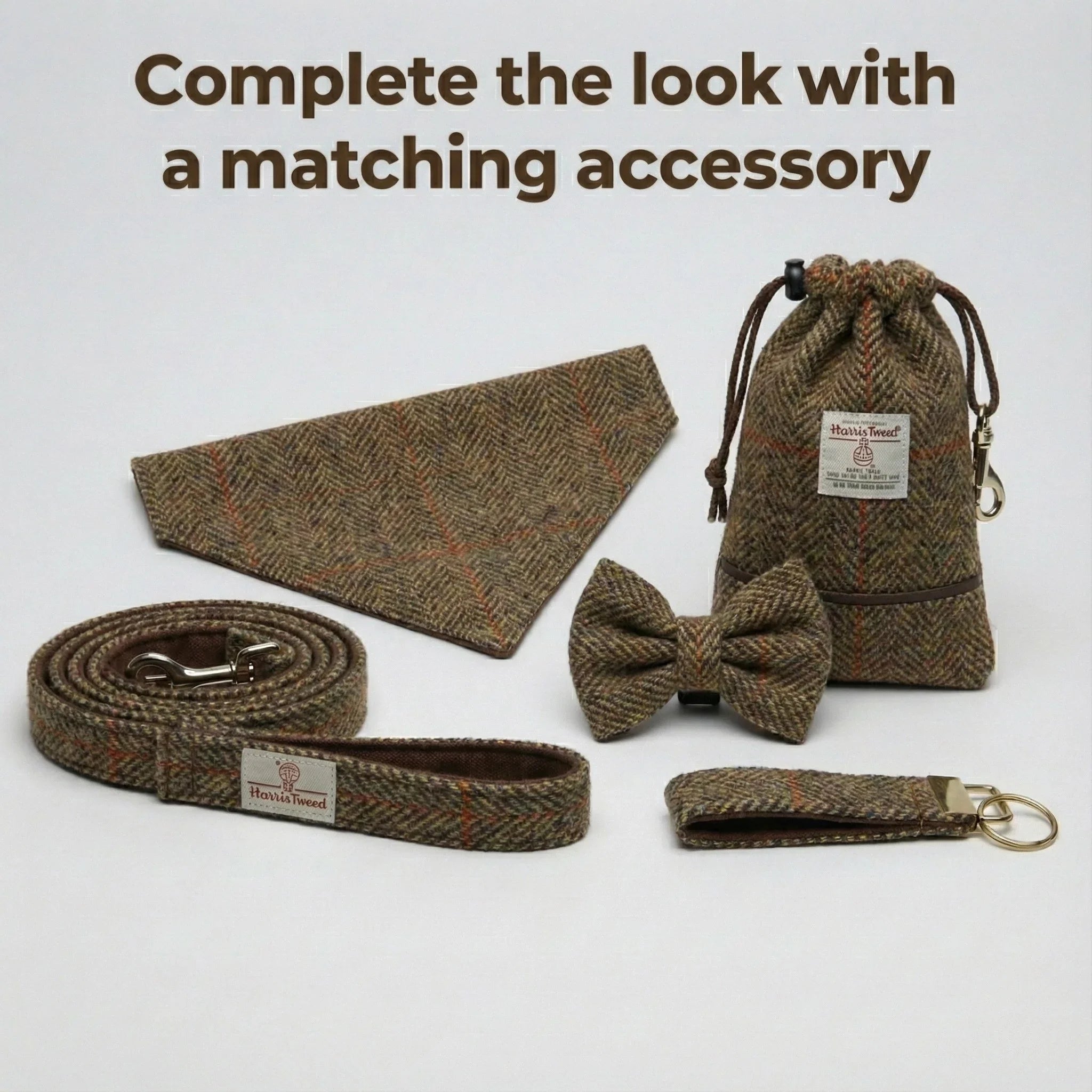 Totally Traditional Herringbone - Buckle Fastening Luxury Harris Tweed Dog Collar