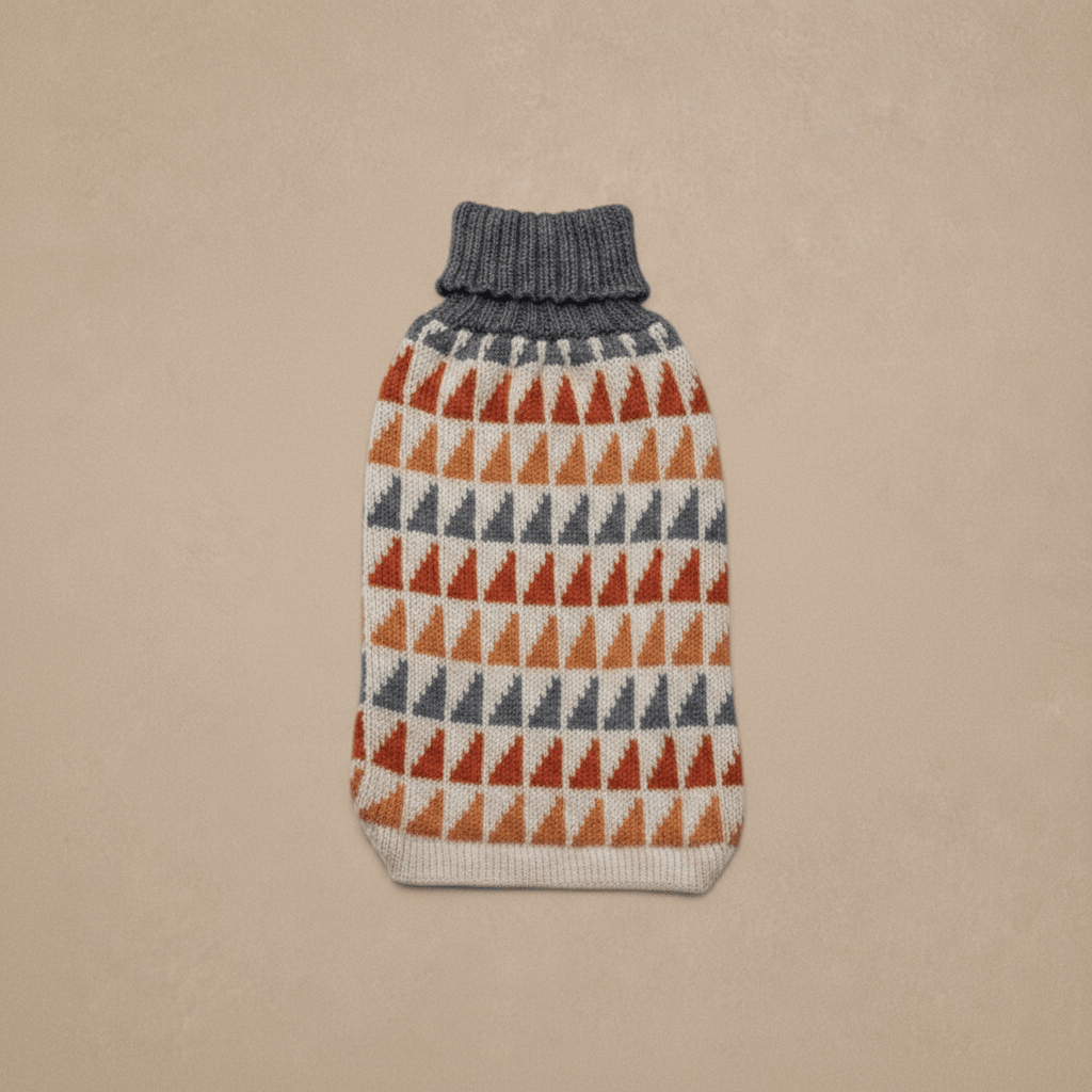 "Triangle" Handmade Alpaca Wool Dog Jumper